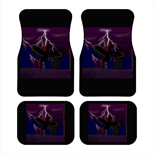 Pegasus Storm at Night Car Mats