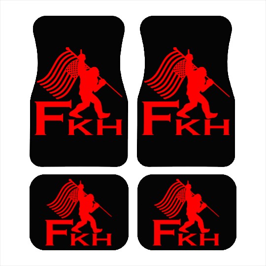 Bigfoot FKH Flag LIKE US ON FACEBOOK # Car Mats