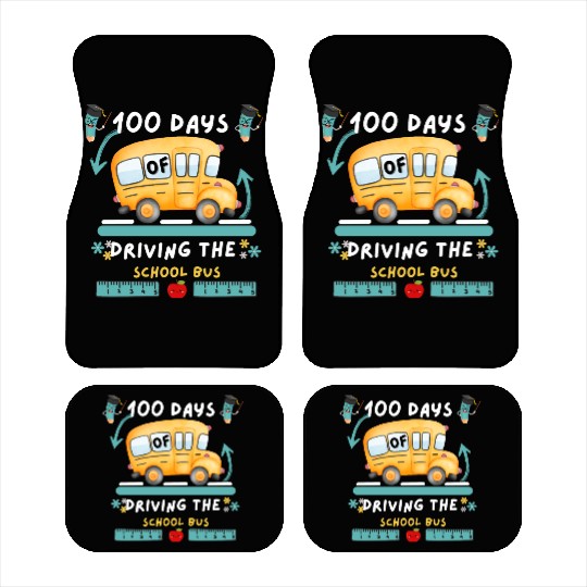 Little Boys' Big Yellow School Bus Car Mats