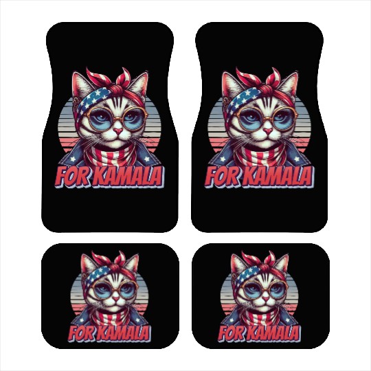 childless cat ladies for kamala Car Mats