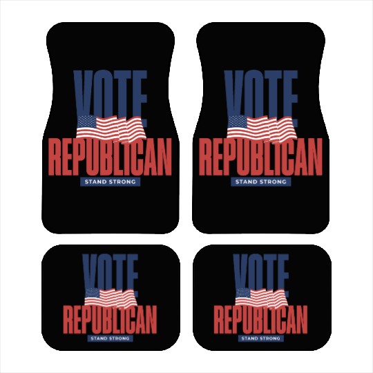 Vote Republican Election 2024 Car Mats design