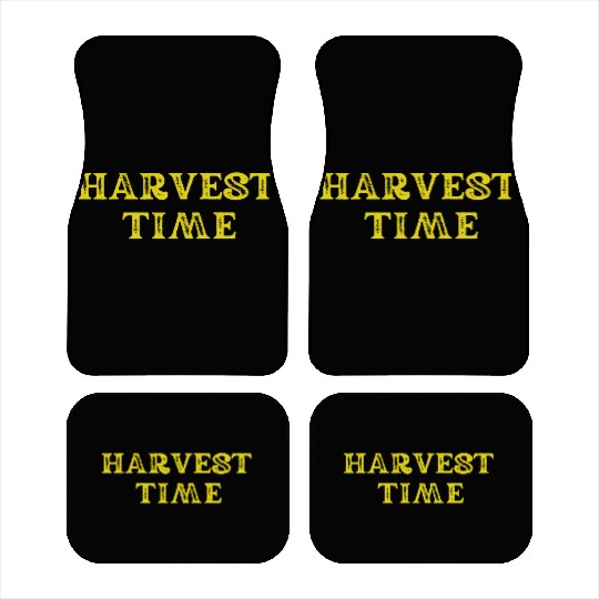 Harvest Time Seasonal Art Design Car Mats