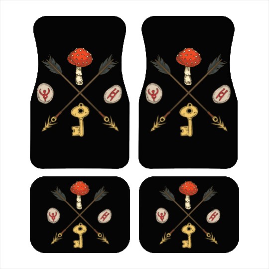 paganisem witchcraft Car Mats