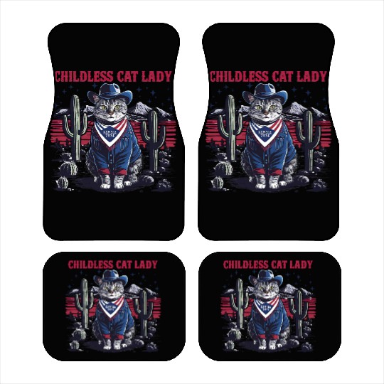 Childless Cat Lady For Kamala Car Mats