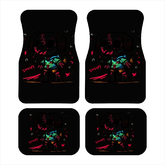 Spooky season zombie dog Car Mats
