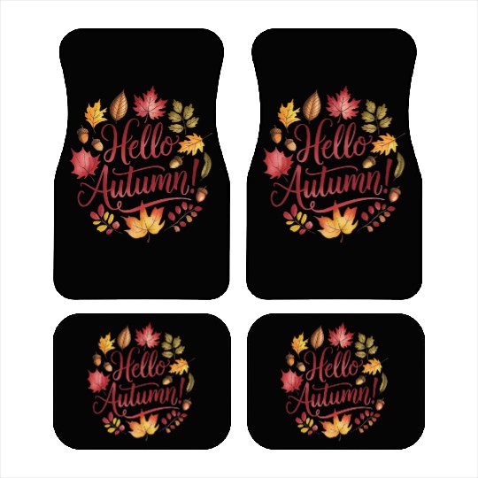 Hello Autumn! Car Mats