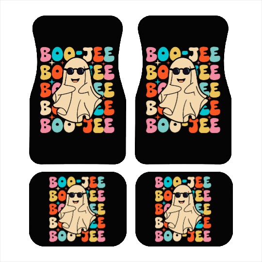 Funny Halloween Boo-jee Car Mats