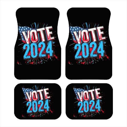 Vote 2024 Election Car Mats 0006