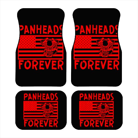 Panheads Forever LIKE US ON FACEBOOK Car Mats