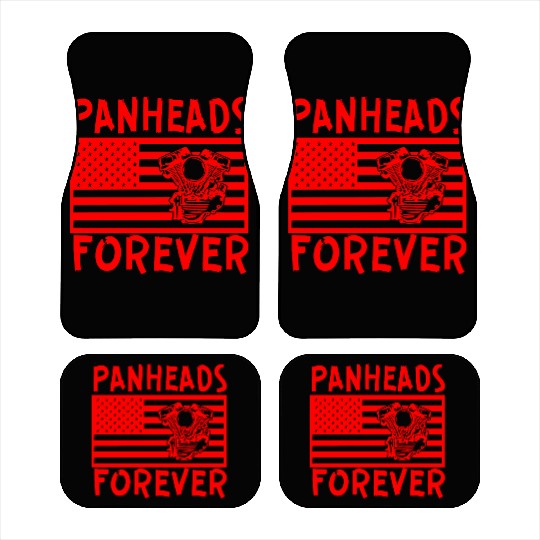 Panheads Forever LIKE US ON FACEBOOK Car Mats