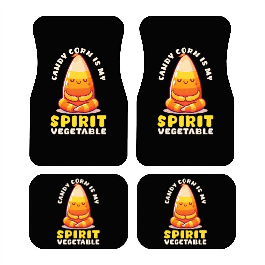 Candy Corn Candy Corn Is My Spirit Vegetable Car Mats