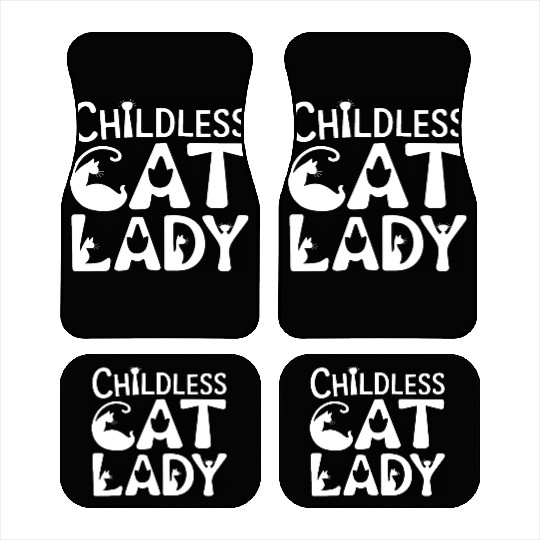 Childless Cat lady Kamala Harris Car Mats