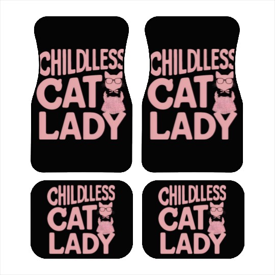 Childless Cat lady Kamala Harris Car Mats