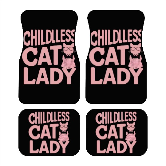 Childless Cat lady Kamala Harris Car Mats