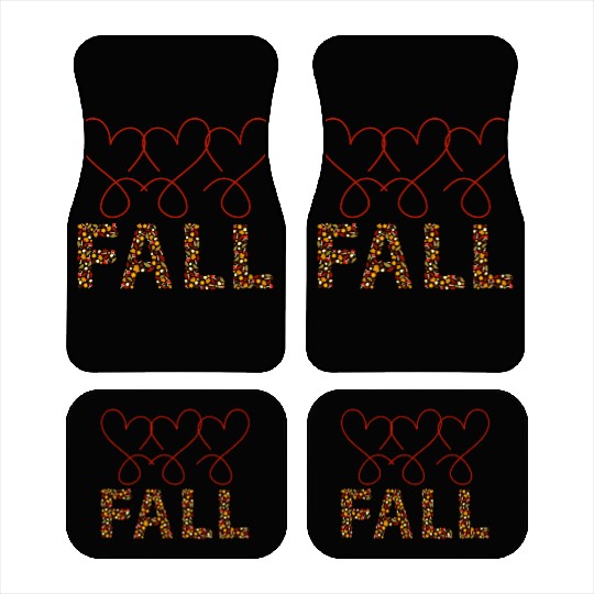 Fall Vibes Designs Car Mats