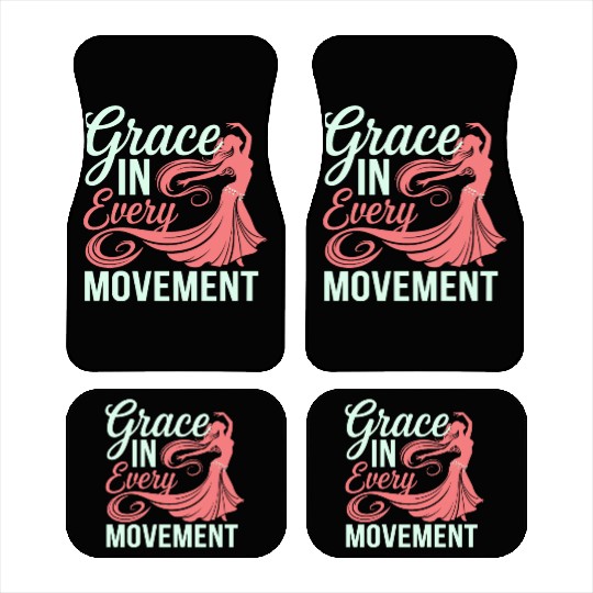 Tribal Fusion Rhythmic Dance Art For Belly Dance Car Mats