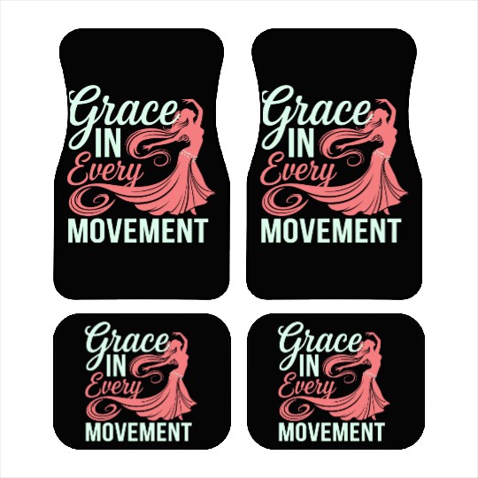 Tribal Fusion Rhythmic Dance Art For Belly Dance Car Mats