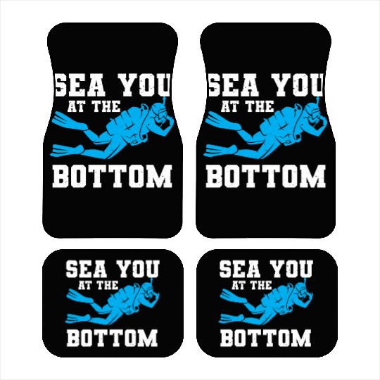 Scuba Diving Diver Car Mats