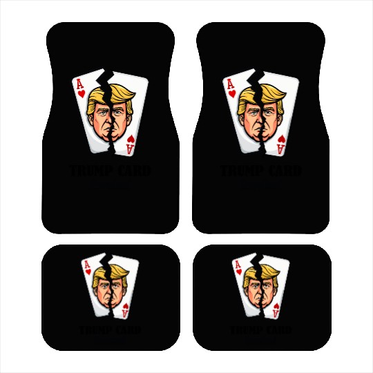 Revoked Trump Card Political Satire Car Mats