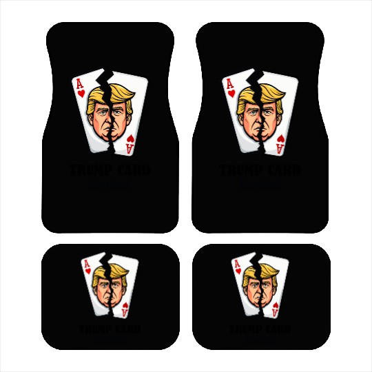 Revoked Trump Card Political Satire Car Mats