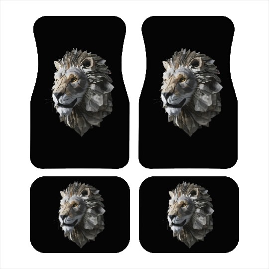 Lion Origami Car Mats