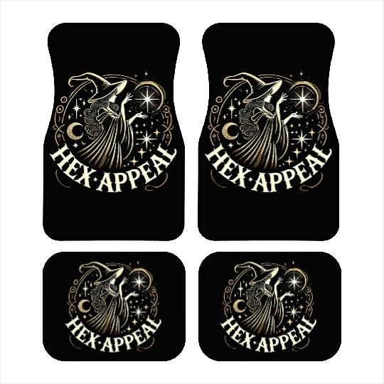 Hex Appeal Witch Spell Magic Halloween Mystical Ap Car Mats