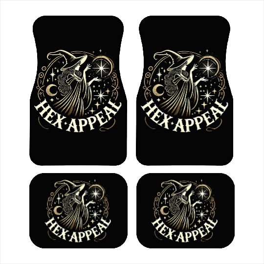 Hex Appeal Witch Spell Magic Halloween Mystical Ap Car Mats
