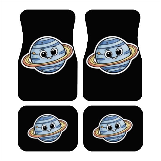 Explore the Cosmos with Our Quirky Planet Car Mats