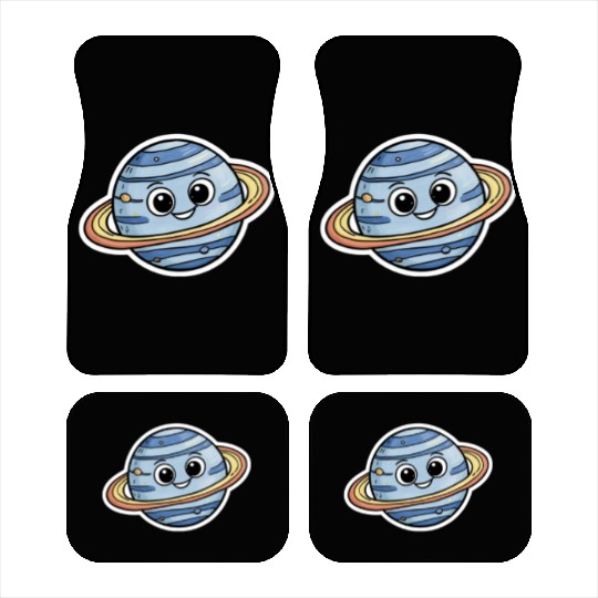 Explore the Cosmos with Our Quirky Planet Car Mats
