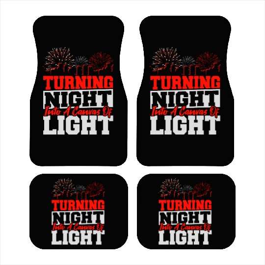 Pyrotechnician Firecracker Pyro Crew Car Mats