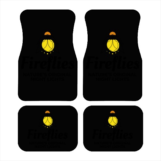 Fireflies Firefly Lightning Bug Insect Collector Car Mats