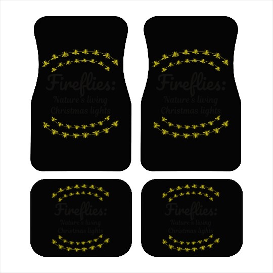 Fireflies Firefly Lightning Bug Insect Christmas Car Mats