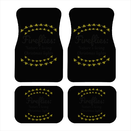 Fireflies Firefly Lightning Bug Insect Christmas Car Mats