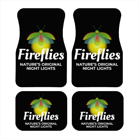 Fireflies Firefly Lightning Bug Insect Collector Car Mats