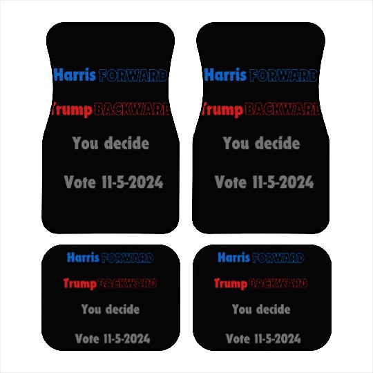 Harris vs Trump Car Mats