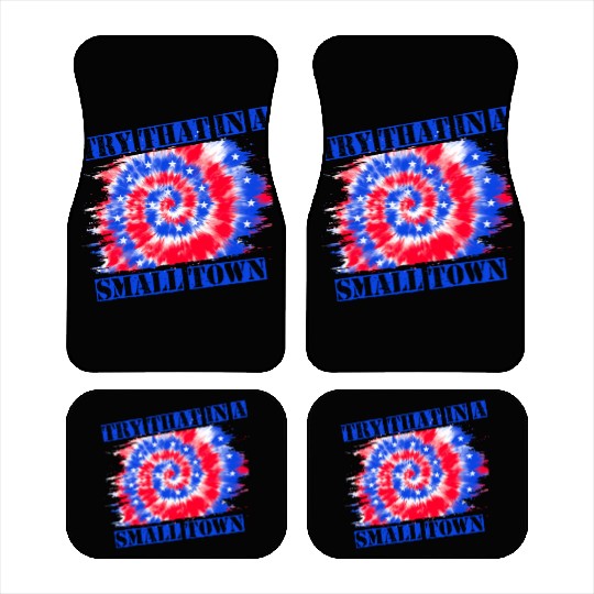 Try That In a Small Town US Flag Car Mats