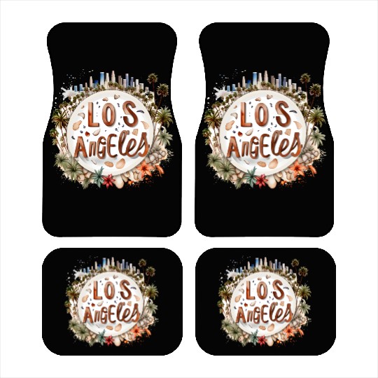 Los Angeles USA gift idea Car Mats