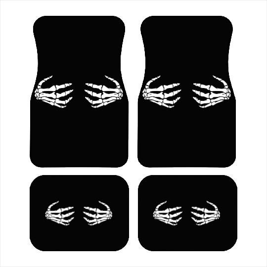 Skeleton Hand Car Mats, Funny Halloween