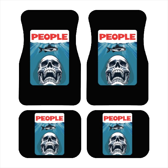 People - enemy - fish - skull Car Mats