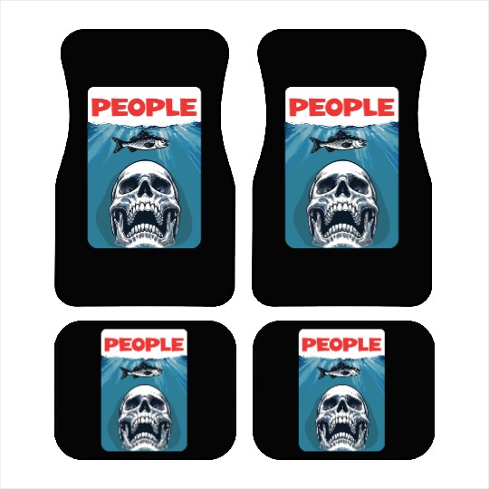 People - enemy - fish - skull Car Mats