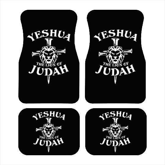 Yeshua The Lion Of Judah Car Mats