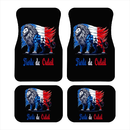 The pride of Créteil flag design Car Mats