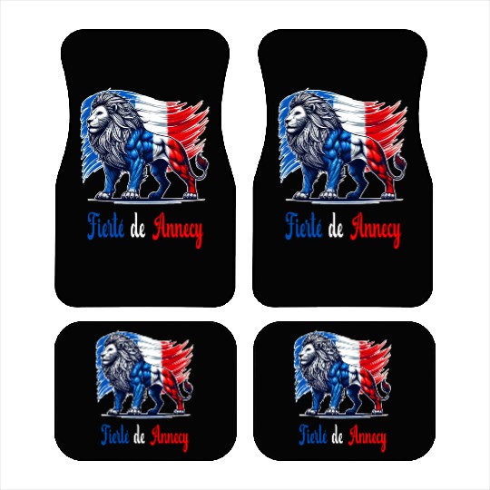 The proud Annecy flag design Car Mats