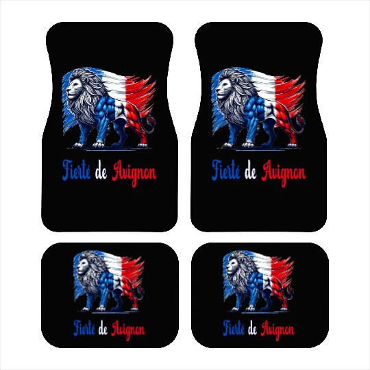 The pride of Avignon flag design Car Mats
