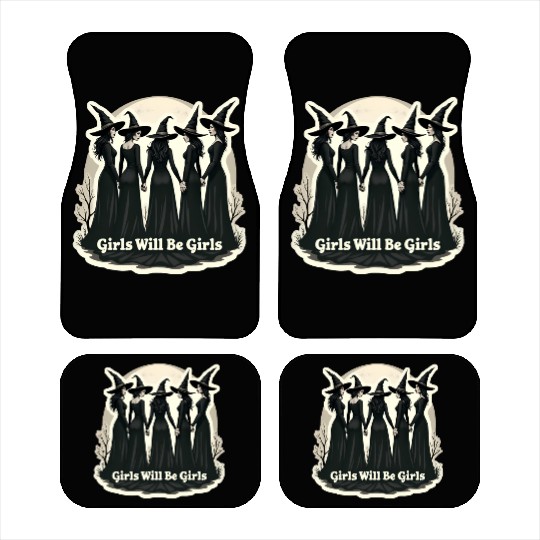 Girls Will Be Girls Car Mats