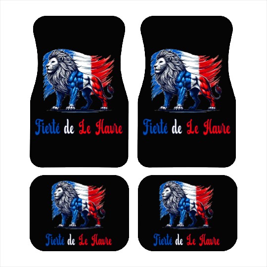 The pride of Le Havre flag design Car Mats