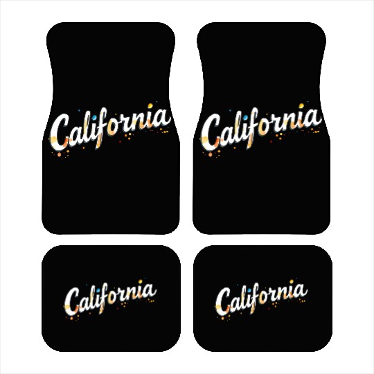 California Golden State gift Car Mats