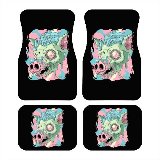 Psychedelic Dreams Pig Car Mats