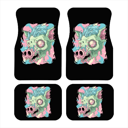 Psychedelic Dreams Pig Car Mats