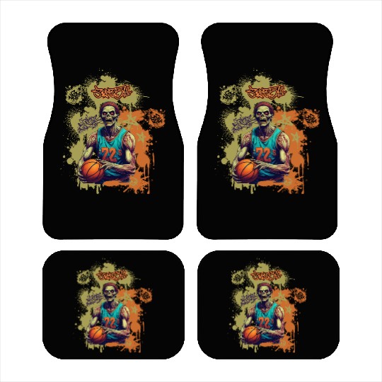 Urban Hoops - Halloween Zombie Street Basketball Car Mats